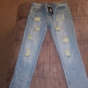 Mens skinny fit denim jeans
